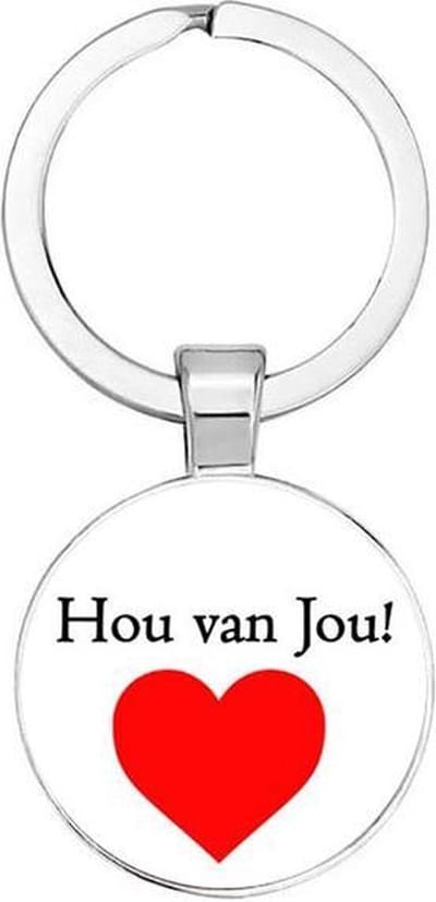 Akyol - Hou van jou! Sleutelhanger - Vriendschap - Vriend/Vriendin - Leuk kado voor je vrienden om te geven - 2,5 x 2,5 CM