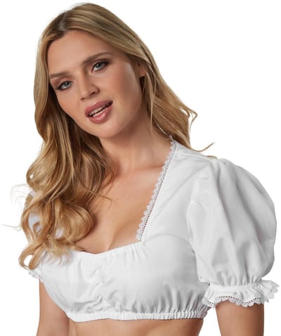 dressforfun - Dirndlblouse Antonia S - verkleedkleding kostuum halloween verkleden feestkleding carnavalskleding carnaval feestkledij partykleding - 303040