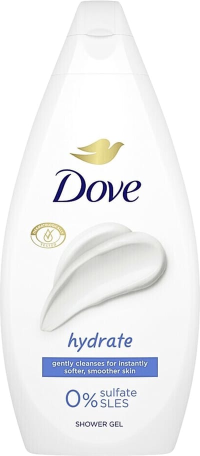 Dove Hydrate - Douchegel - Sulfaatvrij - 250 ml - 1 stuk