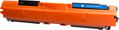 Laser toner cartridge (Cyaan) Geschikt voor HP 126A (CE311A) | Geschikt voor HP Color Laserjet Pro CP1020, CP1022, CP1023, CP1025, CP1026NW, CP1027NW, CP1028NW, CP1025, TopShot M275, M175A, M175NW