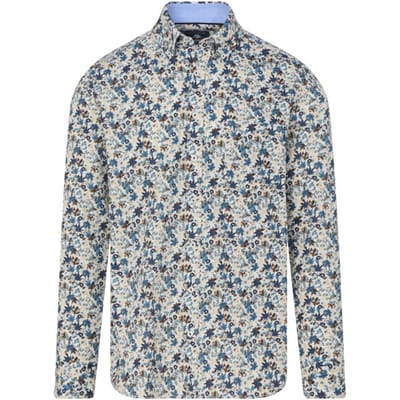 Campbell Casual overhemd met lange mouwen