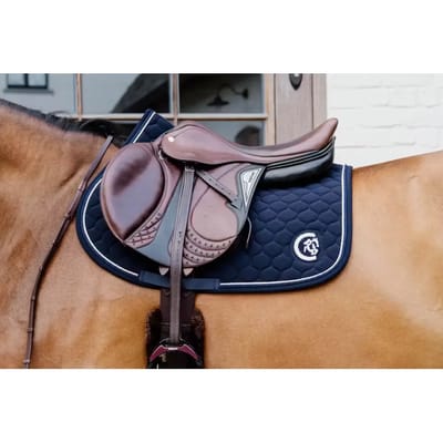 Kentucky Horsewear - Zadeldoek onion quilt 3D logo jumping marine