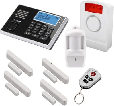 Draadloos Alarmsysteem - Veiligheid Set - Huis Beveiligen - GSM App Bediening - 4 Sensoren - Multicolor