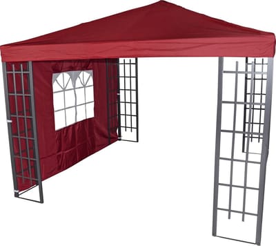 Lesliliving - Zijwand paviljoen Royal - Bordeaux rood