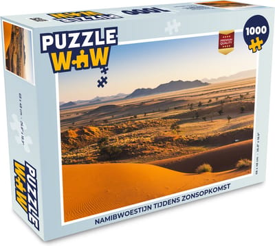 Puzzel Namibwoestijn tijdens zonsopkomst - Legpuzzel - Puzzel 1000 stukjes volwassenen