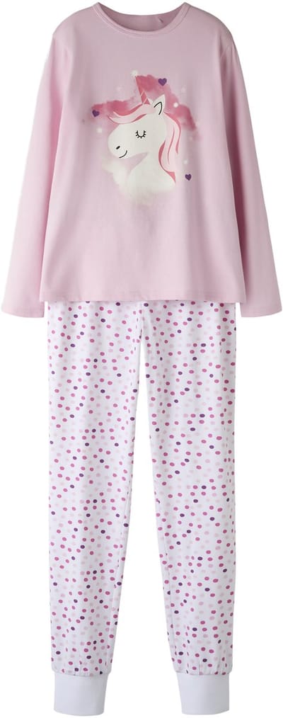 NAME IT - NKFNIGHTSET LS UNICORN - Meisjes - Pyjamaset
