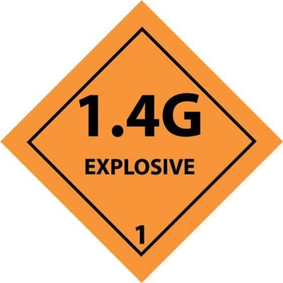 1.4G Sticker 5 x 5cm (set van 8 stuks)
