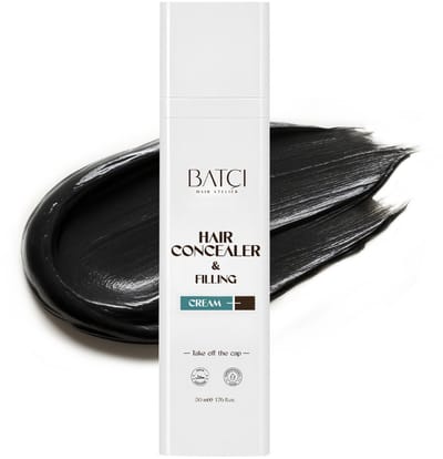 BATCI Hair Concealer & Filling Cream for Thinning Hair and Bald Spots - Waterproof Scalp Coverage for Men and Women - 50 ml