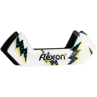 Flash witte stijgbeugelstickers Flex-On Safe-On