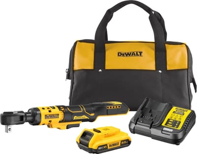 DeWALT DCF512D1 Accu haakse ratelsleutel 1/2 borgpin 18V XR 2.0Ah in tas