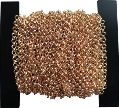 Metalen Kabel Ketting - Sieraden Maak Ketting - DIY Sieraden Maken - Niet Vervagende Kleur - 10 Meter - Rose Goud