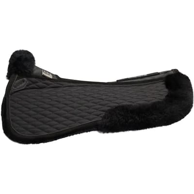 Lamsleer dressuurzadelkussen voor paarden Stübben Streamline