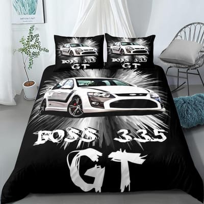 Snelle F1 Dekbedovertrek Set VK Eenpersoons Tweepersoons Queen US Twin Full King Size Beddengoed Set 210x210cm