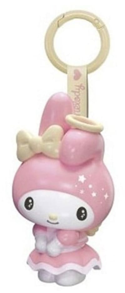 Hello Kitty Keyring Angel & Devil My Melody 8 cm