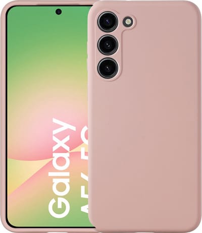 Hoesje geschikt voor Samsung Galaxy A56 hoesje zacht siliconen- Arara backcover - Licht Roze