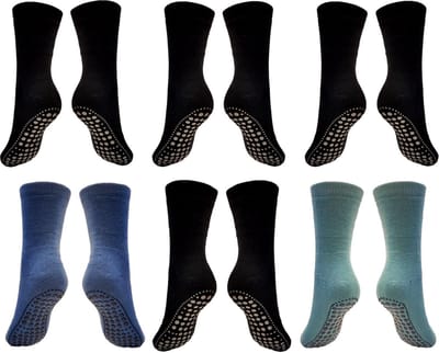 Anti Slip Huis-sokken Set Van 6 Paar Maat 35-38