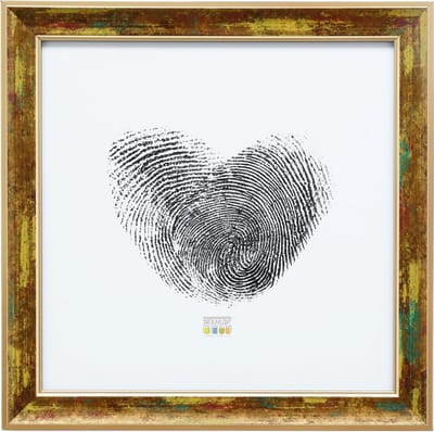 Deknudt Frames fotolijst S40JB2 - goud met zwarte zijkant - 13x13 cm
