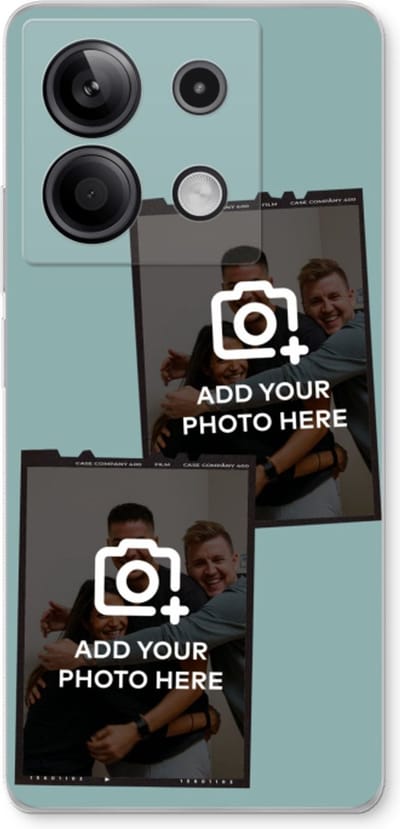 Gepersonaliseerd - Case Company® - Hoesje geschikt voor Xiaomi Redmi Note 13 5G hoesje - Polaroid Zwart - Soft Cover Telefoonhoesje - Bescherming aan alle Kanten en Schermrand