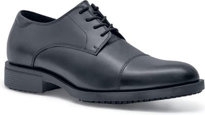 Shoes For Crews Senator | Zwart | Maat 38 | Formele waterbestendige schoenen met verhoogde antislip