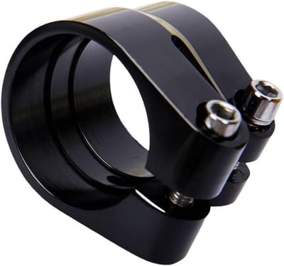 Zadelklem - Zadelpaalhouder - Fietsen Aanpassen - Quick Release - 31.8mm 34.9mm - Zwart