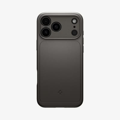 Spigen Thin Fit MagFit Hoesje Geschikt voor iPhone 17 Pro Max - Back Cover Compatibel met MagSafe - Gunmetal