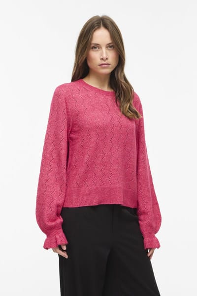 Vila Trui Visalsa O-neck L/s Knit Top/tes 14113248 Jazzy Dames Maat - S