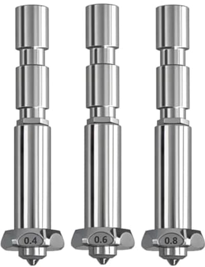 Solidchoice - Set van 3 Hoge Doorstroom Nozzles voor 3D Printers