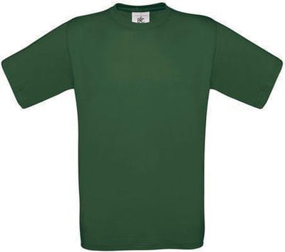 B&C Exact 150 Kids T-shirt Bottle Green Maat 3/4 (onbedrukt - 5 stuks)