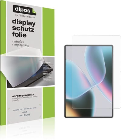 dipos – 2x Matte Beschermfolie geschikt voor Asus Pad T3201 | Krasbestendige & antireflecterende Screenprotector Ultra-Thin