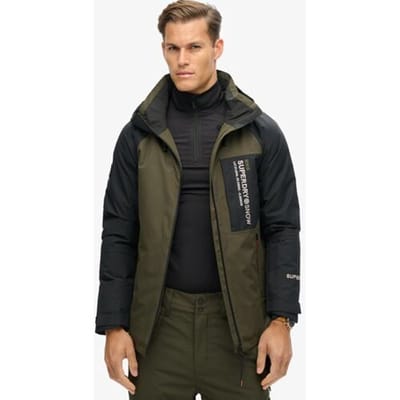 Superdry Freestyle Core Ski-jas Khaki Grootte: Xxl