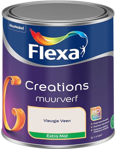 Flexa - Creations Muurverf Extra Mat - Vleugje Veen - Mengverf - 1 L