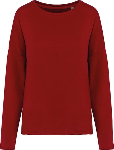 Kariban Damessweater “Loose fit” K471 - Hibiscus Red - L/XL