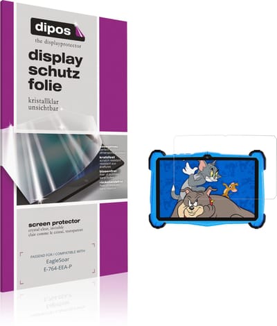 dipos – 2x Beschermfolie geschikt voor EagleSoar E-764-EEA-P | Krasbestendige & heldere Screenprotector Ultra-Thin