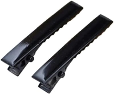 Haarspelden voor dames - 20 stuks antislip metalen haarclips voor kapsalon en haarstyling, zwart, 3,2 cm, haaraccessoires