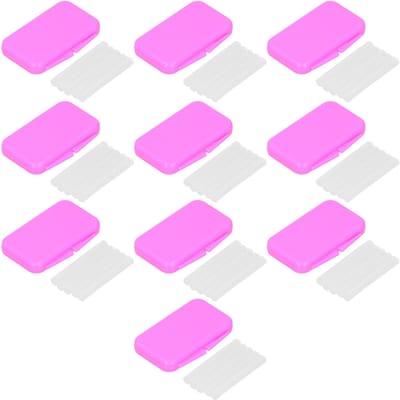 10 stuks Tandverzorging Orthodontische Was voor Beugels Mondbescherming Tandheelkundige Beugelwas Rood (aardbei Pink white
