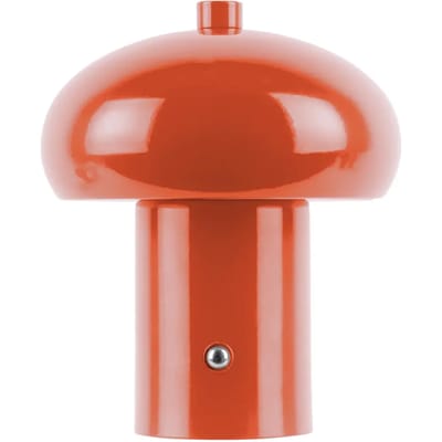 Leitmotiv Tafellamp Retro Seta Led - Oranje - 12.5x12.5x15cm - Modern