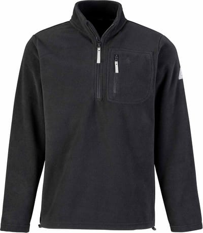 BJØRNSON Mels Fleece Pull-Over Heren - 4 Seizoenen - Trui - Maat 2XL - Zwart
