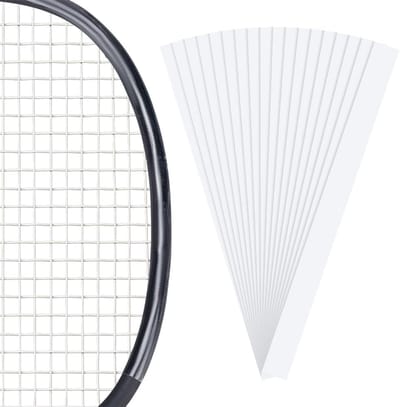 Dailygoods - 50 Stuks Tennis Racket Hoofd Beschermers Tape - Anti-Kras Frame Guard voor Sportaccessoires