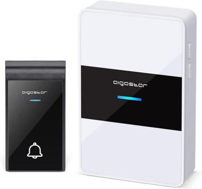 Draadloze Deurbel met 1 Ontvanger Plug&Play Instelbaar Volume en Melodie IP44