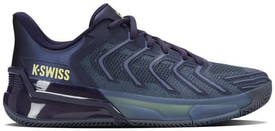 Tennisschoen K-Swiss Men Ultrashot 4 Clay Vintage Indigo Naval Academy Luminary Green-Schoenmaat 45