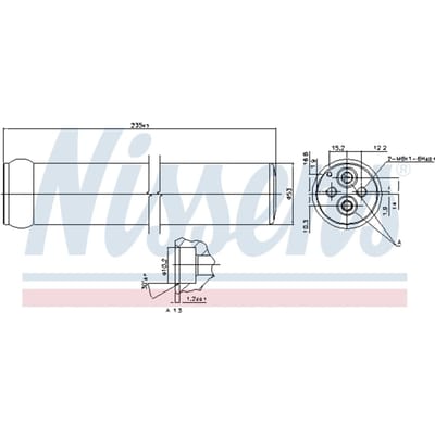 Droger, airconditioningsysteem NISSENS 95587