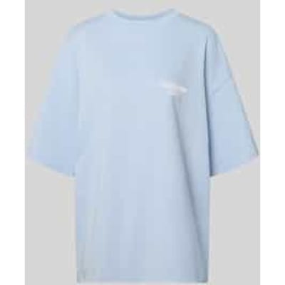 Oversized T-shirt met statementprint aan de achterkant