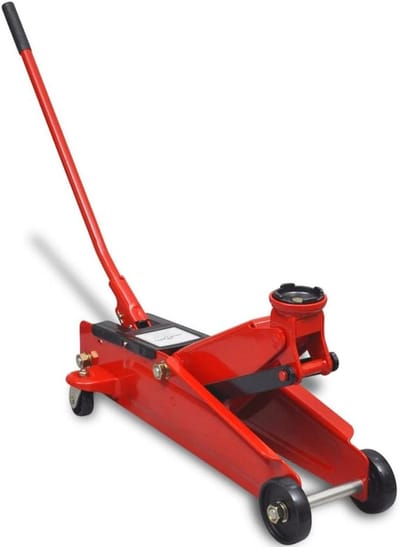 Hydraulische Krik - Garagekrik - Auto Onderhoud - 3 Ton Draagkracht - 140-432 mm Hefhoogte - Rood