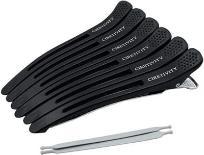 Dailygoods- Haarclip 12-delige set - Professionele Haarclips - Haarklemmen - Haarclips voor Dames/Heren - Salon Gereedschap - Veilig en Precisie - Haarklem