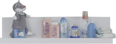 Babykamer Wandplank - Boekenkast - Displayrek - Kinderkamer Richel - Opbergmeubel - Kinderboekenplank - Wandorganizer - Wit - 90 x 23 x 20 cm