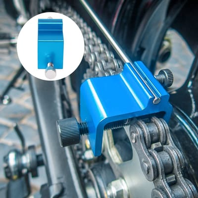 Dailygoods- Kettinguitlijn Tool - Uitlijngereedschap voor Tandwielketting - Geschikt voor Motorfietsen/ATV's - Metaallegering - Efficiënt en Snel - Professioneel Ontwerp - Kettinguitlijn Gereedschap