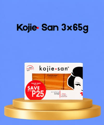 Kojie San Lightening Soap – 3×65 g – Verhelderende & Hydraterende Zeepset – Helpt Donkere Vlekken te verminderen, Egaliseert de Huidtint & Hydrateert Intensief – Voor een Gladde, Stralende & Gezonde Huid