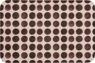 Badmat 90x60 cm - Antislip - Stippen - Patroon - Bruin - Badmatten voor badkamer - Badkamermat - Douchemat - Badkamer mat