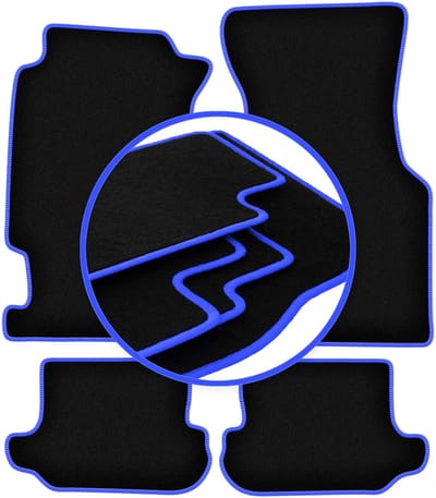 CARLUX-BLAUW automatten voor: Honda CRX DelSol coupé, cabrio (1992-1997)