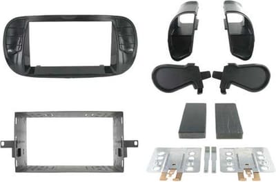 2-DIN paneel Fiat 500 2007-2015/ 500C 2009-2015